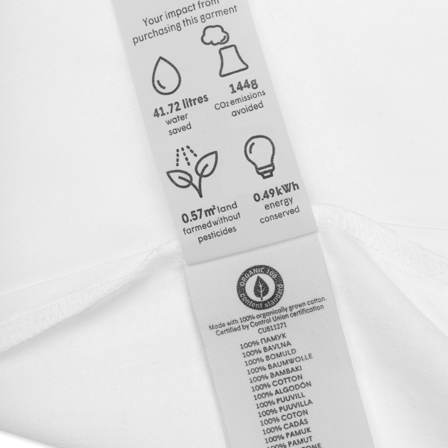 Sustainability Label Baby Bodysuit